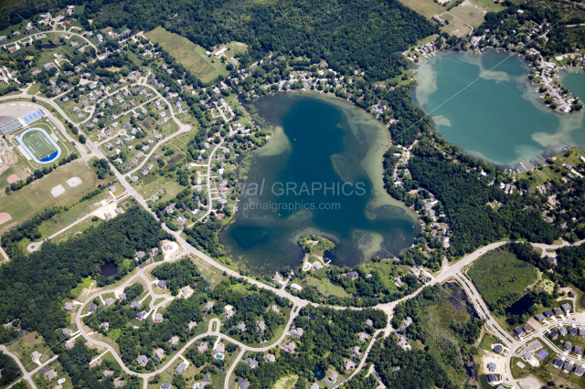 Bogie Lake in Oakland County, Michigan